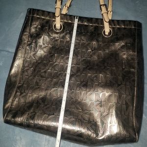 Metallic Silver Micheal Kors Bag
